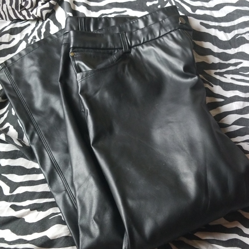 Pleather pants Size 16